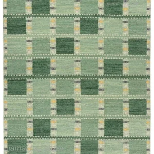 Scandinavian Swedish Kilim Geometric Rug for Living Room Area Rug Bedroom Rug