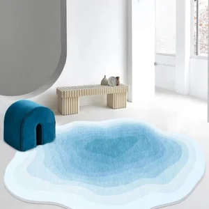 Modern Minimalist Carpet Living Room Decoration Plush Irregular Rugs Nonslip Mat